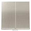 Клавиши с подсветкой для двухклавишного выключателя Voltum VLSM000411 S70 METAL, никель Voltum VLSM000411