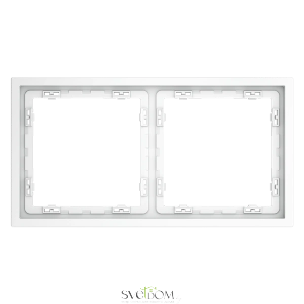 Рамки пластиковые Voltum S70 Белый VLS100202 Voltum VLS100202