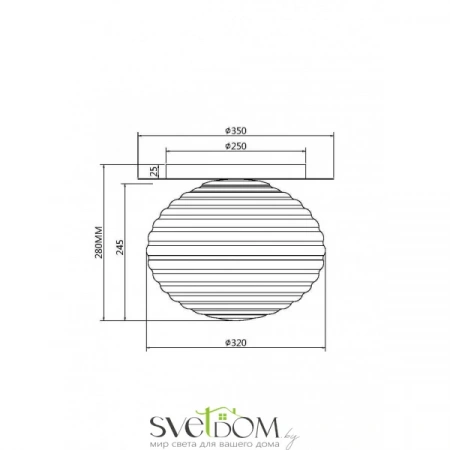 Потолочные светильники Maytoni MOD268CL-01B от Магазина Svetdom.by