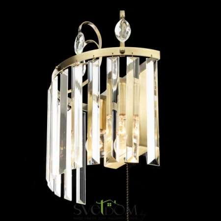 Citilux Инга CL335323 Бра хрустальное с выключателем Бронза CITILUX