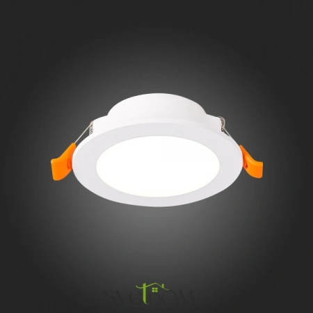 ST212.508.05 Св-к встр. Белый LED 1*5W 3000K/4000K/6000K 375Lm Ra80 110° IP20 D92xH30 220-240V Встраиваемые светильники ST LUCE