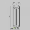 Ландшафтный светильник Outdoor O021FL-L10B3K Maytoni