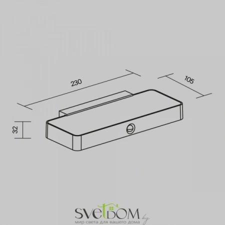 Настенные светильники OSL456WL-L2GF3K Maytoni | Svetdom.by