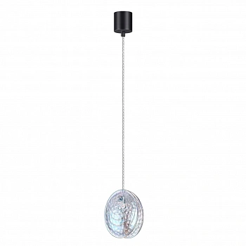 5039/1A MODERN ODL24 297 черный/перламутровый/металл/стекло Подвес G9 1*40W MUSSELS