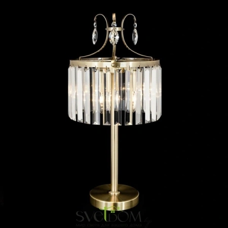 Citilux Инга CL335833 Настольная лампа хрустальная Бронза CITILUX