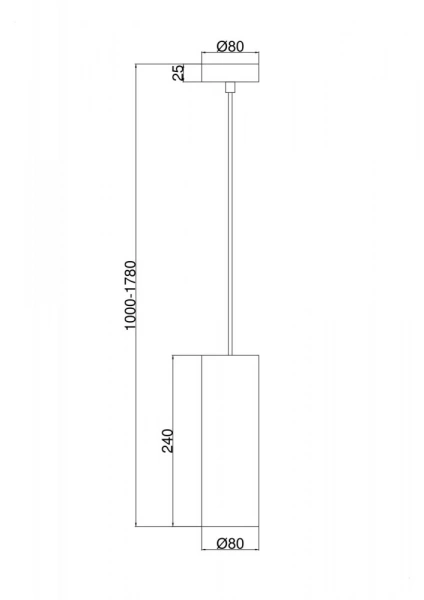 Подвесной светильник Maytoni P011PL-01C