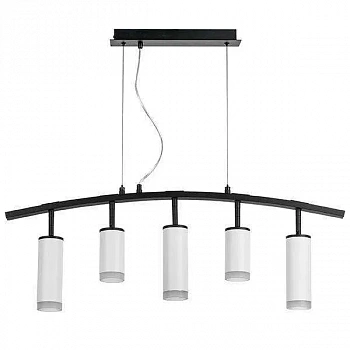 Lightstar LR7353628630 Люстра RULLO 5х50W GU10 ЧЕРНЫЙ/БЕЛЫЙ (571735+214436-2+214486-3+202430-5)