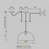Подвесные светильники Maytoni MOD168PL-01B от Магазина Svetdom.by