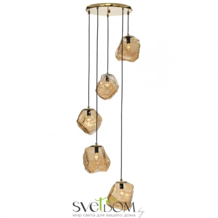 CITILUX CL247086 ROCKA Янтарный Подвес CITILUX