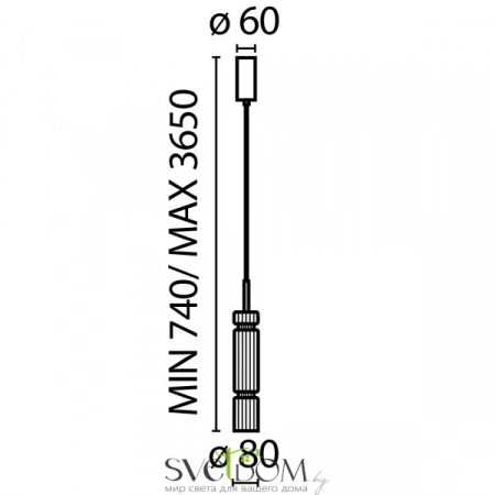 Подвесные светильники Maytoni MOD272PL-L12CH3K1 от Магазина Svetdom.by