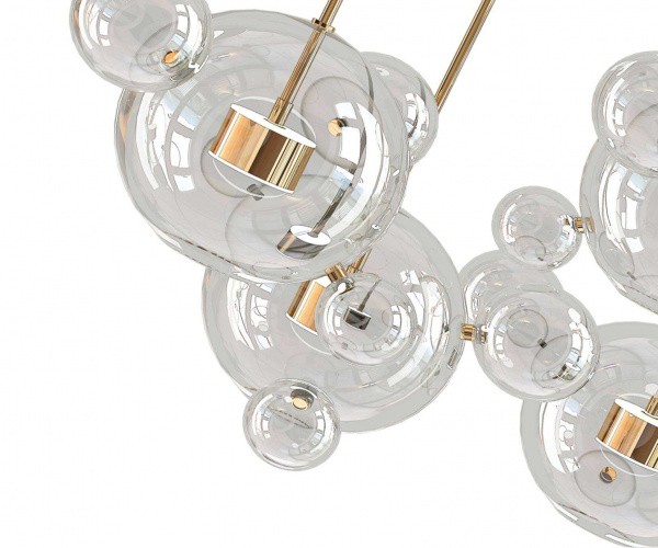 Kink Light 07545-4 (5AS),21 Подвес Галла прозрачный Led 70W