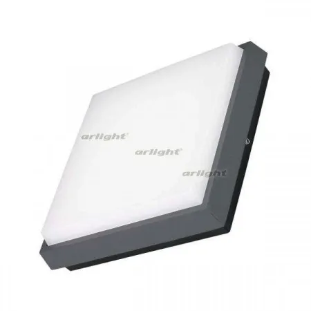 ARLIGHT Светильник LGD-AREA-S175x175-10W Day4000 (GR, 110 deg, 230V) (Arlight, IP54 Металл, 3 года)