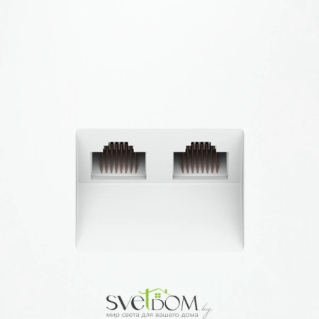 Розетка компьютерная двойная Voltum S70 VLS060202  Voltum