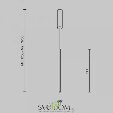 Подвесные светильники Maytoni MOD246PL-L12BK от Магазина Svetdom.by