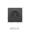 Розетки электрические с заземлением Voltum S70 VLS040106  Voltum VLS040106