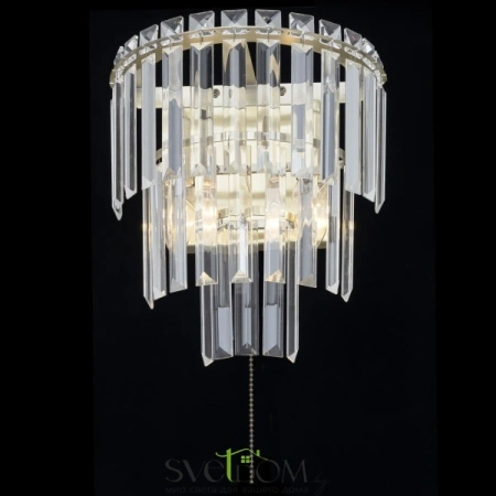 Citilux Фонда CL303323 Бра хрустальное с выключателем Бронза CITILUX