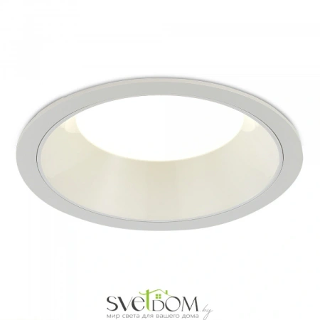 ST755.548.18 Св-к встр. Белый LED 1*18W 4000K 1 620Lm Ra80 120° IP20 D160xH60 100-240V Встраиваемые светильники ST LUCE