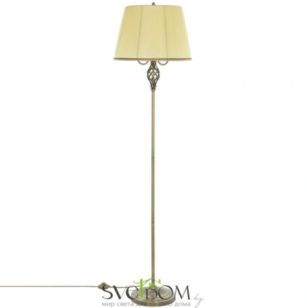 Citilux Вена CL402933 Торшер бронза с кремовым абажуром CITILUX