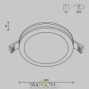 Встраиваемый светильник Technical DL303-L7B Maytoni