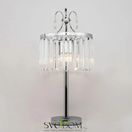 Citilux Инга CL335831 Настольная лампа хрустальная Хром CITILUX