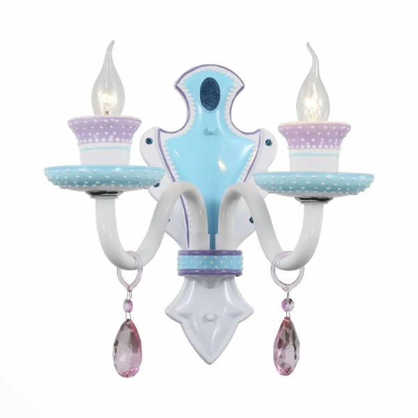 SL671.781.02 Бра ST-Luce Разноцветный/Разноцветный E14 2*40W ORNATO