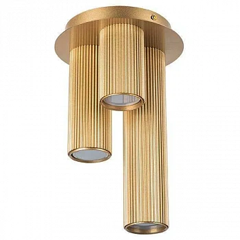Lightstar 718033 Люстра ROMA 3х28W GU10 (led) CHAMPAGNE GOLD