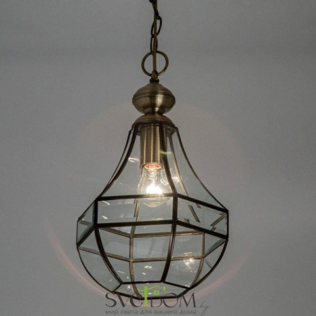 Citilux Гера-1 CL444110 Подвесной светильник витражный Бронза CITILUX