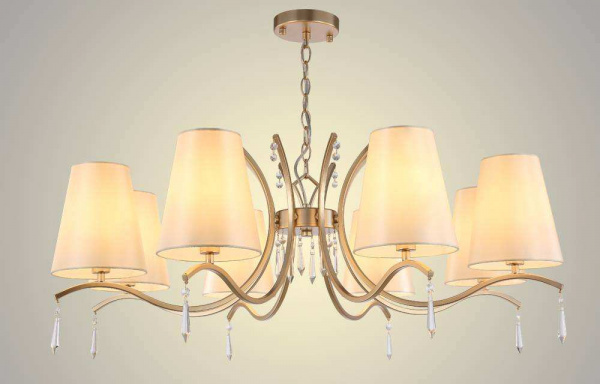 Люстра Crystal Lux RENATA SP8 GOLD