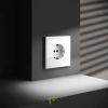 Розетки электрические с заземлением Voltum S70 VLS040101  Voltum VLS040101