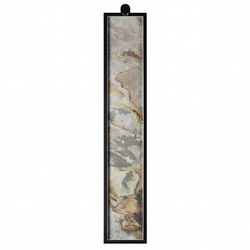 5078/35WL L-VISION ODL24 черн./серо-беж./металл/натур.камень/акрил Настен.светильн. со спотом LED 35W 3000K STOFLAKE