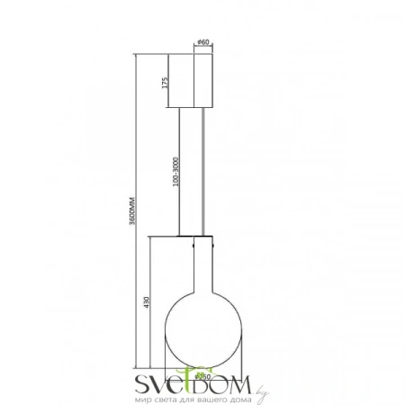 Подвесные светильники Maytoni MOD182PL-L6W3K от Магазина Svetdom.by