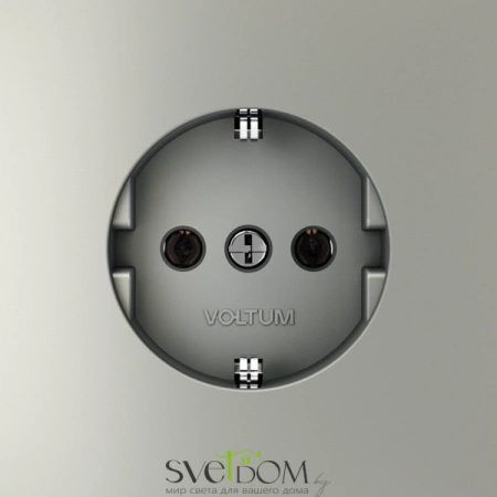 Розетки электрические с заземлением Voltum S70 VLS040105  Voltum
