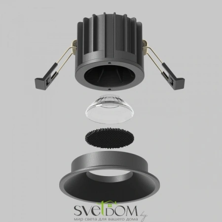 Встраиваемые светильники Maytoni DL058-12W-DTW-B от Магазина Svetdom.by