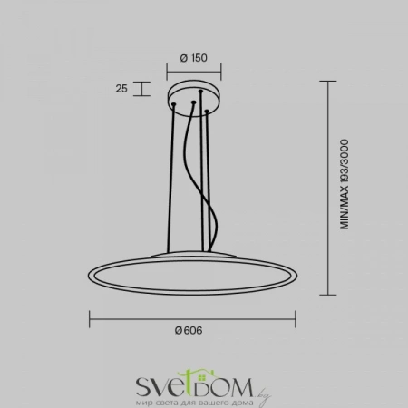Подвесные светильники Maytoni MOD471PL-L57WK от Магазина Svetdom.by