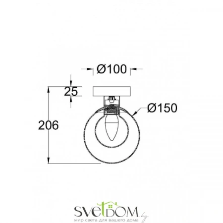 Настенные светильники MOD521WL-01G1 Maytoni | Svetdom.by