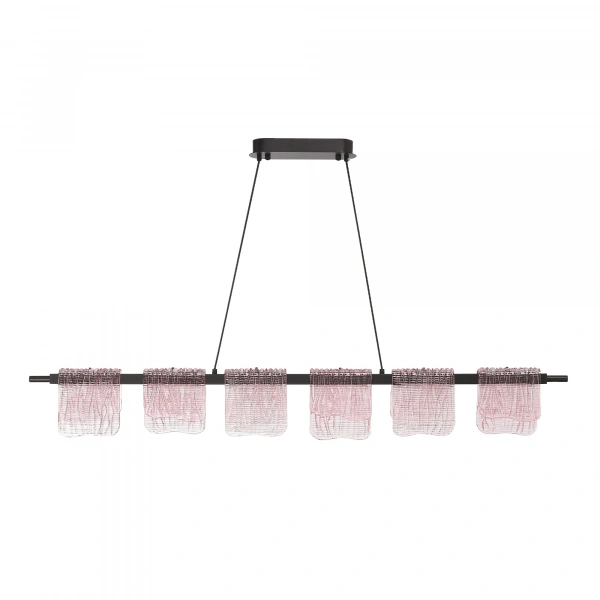 SL6021.403.36 Светильник подвесной ST-Luce черный/розовый LED 1*36W 4000K VOILE
