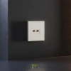 Накладка для розетки компьютерной RJ45+RJ45 Voltum S70 Хлопок VLS001413 Voltum VLS001413