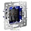 Розетки электрические с заземлением Voltum S70 VLS0401M Voltum VLS0401M