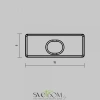 Комплект заглушек (для профиля 15x06) 10 шт., ALM-001-B-EC 642019 Maytoni