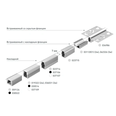 Профиль SL-MINI-8-2000 ANOD BLACK Arlight 030514 Arlight