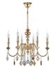 Люстра Crystal Lux MERCEDES SP6 GOLD/COLOR Crystal Lux