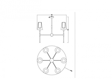 ЛюстрыFR5196PL-06CH Freya | Svetdom.by