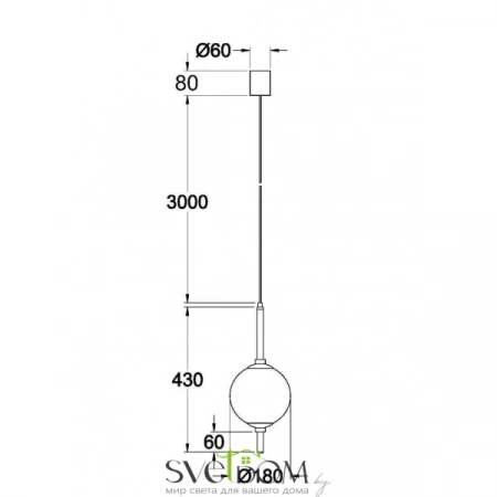 Подвесные светильники Maytoni Z020PL-L6BS3K от Магазина Svetdom.by