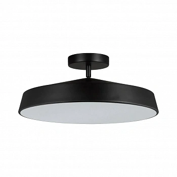 7656/48L MITRA LED SN Светильник пластик/белый/черный LED 48Вт 4000K D400 IP20 MIRA BLACK