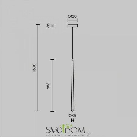 Подвесные светильники Maytoni MOD132PL-L6BK от Магазина Svetdom.by