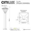 CITILUX CLU12B GENOX Парковый Уличный Св-к CITILUX