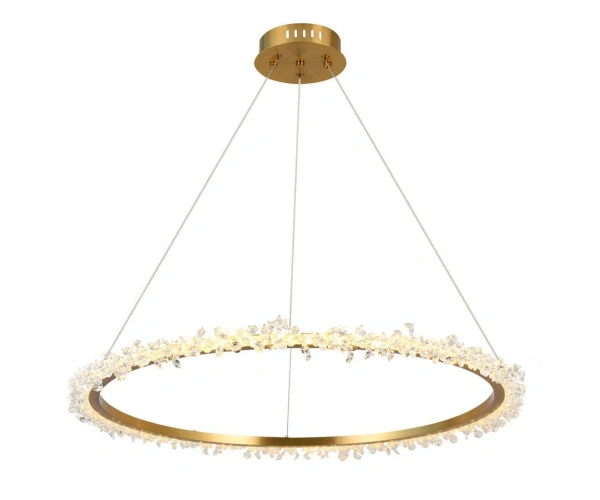 08454-80,36 Подвес ЛаураЛюкс латунь d80 h150 Led 49W (3000K)