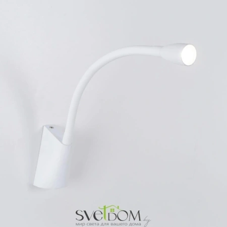 Citilux Декарт CL704340 LED Бра гибкое с выключателем Белое CITILUX