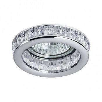 Lightstar 031704 Светильник MONILO INC MR16/HP16 ХРОМ/ПРОЗРАЧНЫЙ