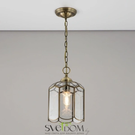 Citilux Витра-2 CL442210 Подвесной светильник витражный Бронза CITILUX
